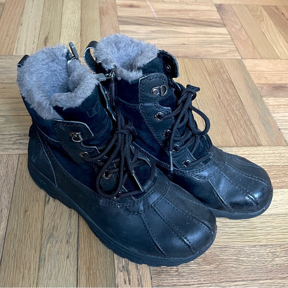 UGG Kids' Black Winter Boots Kids Size 4